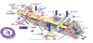 東梅田駅構内図 関西のお勧めスポットのアクセス方法と楽しみ方