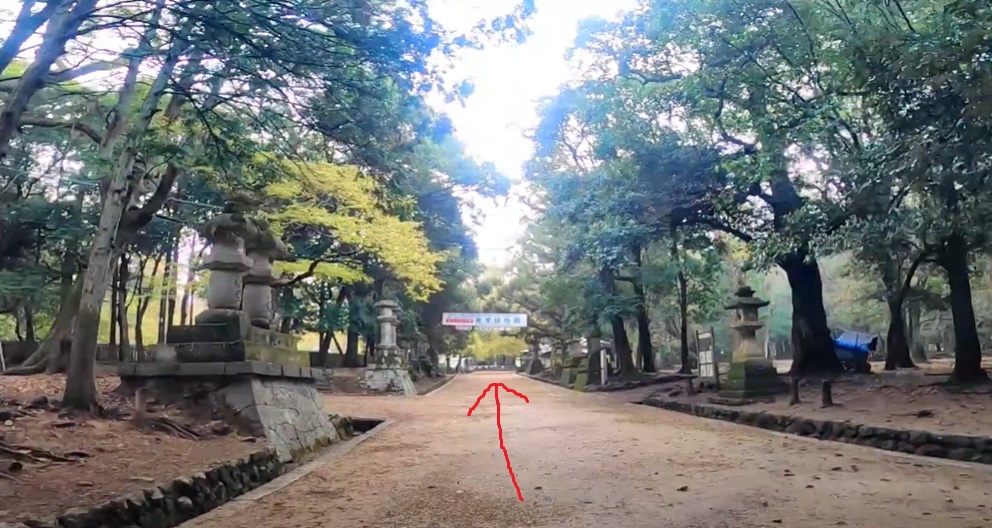 この辺から、灯籠がぽつぽつと見えてきました