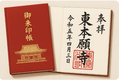 東本願寺の御朱印帳・御朱印