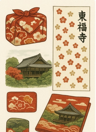 東福寺の和雑貨（風呂敷・手ぬぐい）