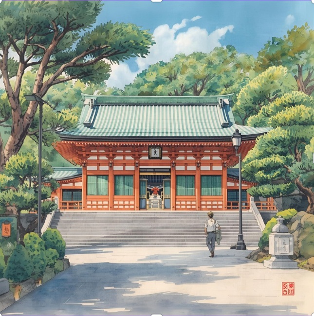 藤森神社オリジナルの御朱印帳