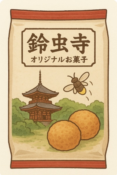 鈴虫寺オリジナルのお菓子