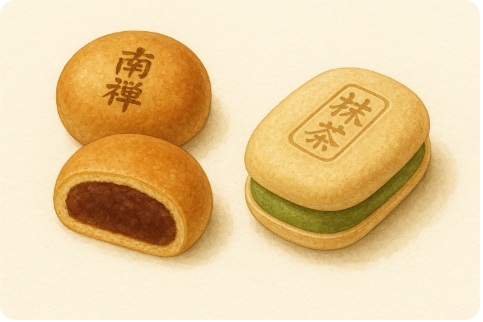 参道の老舗和菓子店「南禅寺中村屋」の銘菓