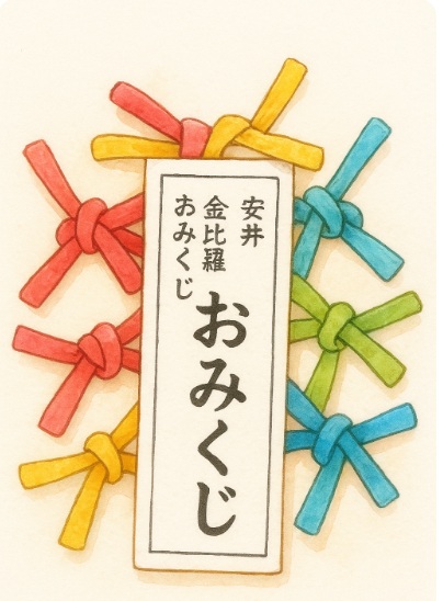 安井金比羅宮のおみくじ