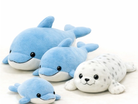 イルカ・アザラシぬいぐるみ