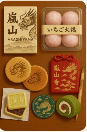 嵐山エリア限定の和菓子・スイーツ