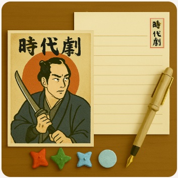 時代劇ポストカード・文房具
