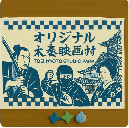 東映太秦映画村オリジナル手ぬぐい