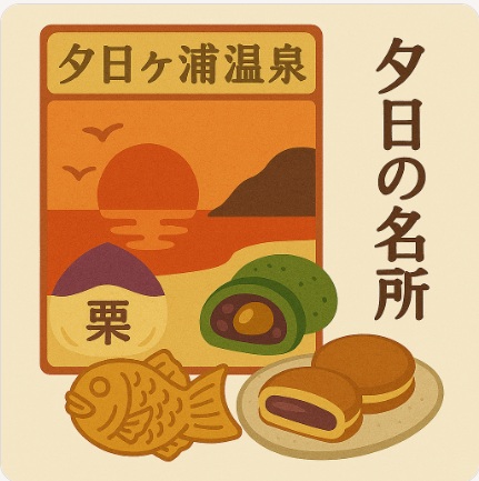 温泉地限定パッケージのお菓子