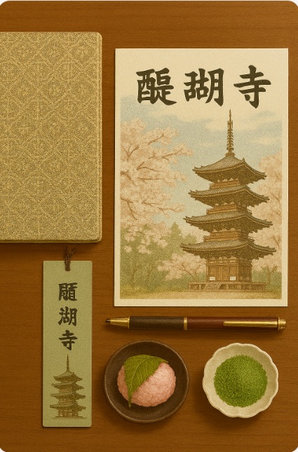 醍醐寺絵はがき・文房具などの記念品