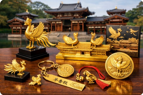 鳳凰堂金色鳳凰モチーフグッズ