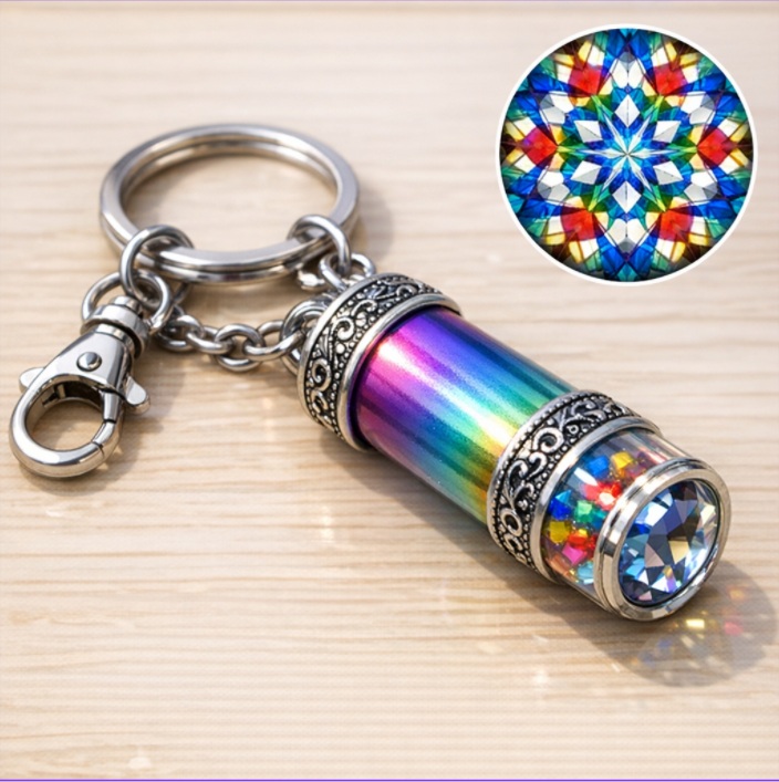 キーホルダータイプの万華鏡