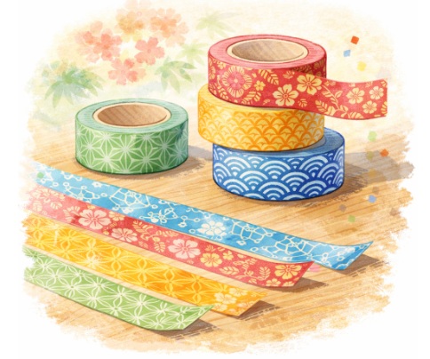 和柄マスキングテープ