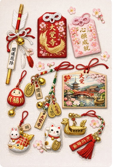 大覚寺のお守り・縁起物