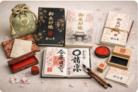 妙心寺で人気のお土産の御朱印帳・御朱印関連グッズ