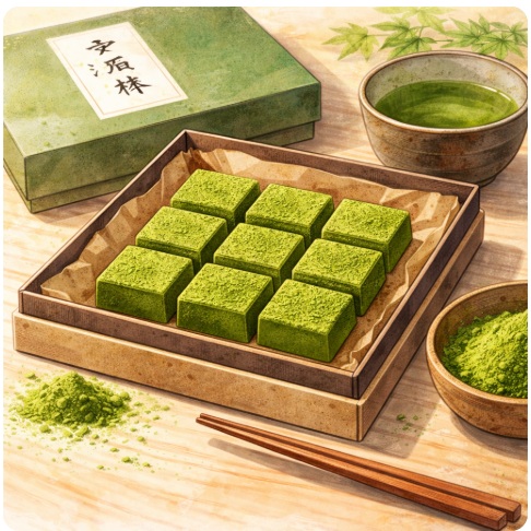 宇治抹茶生チョコレート