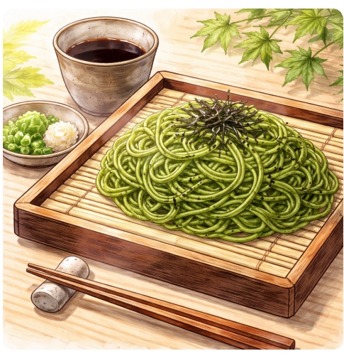 抹茶そば