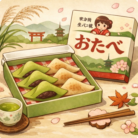 生八つ橋のおたべ