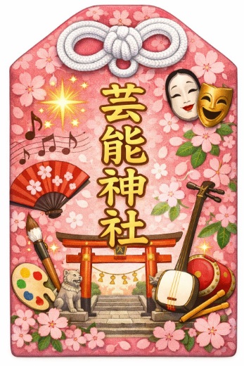 芸能神社 御守