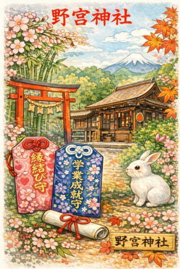 野宮神社の絵はがき・ポストカード