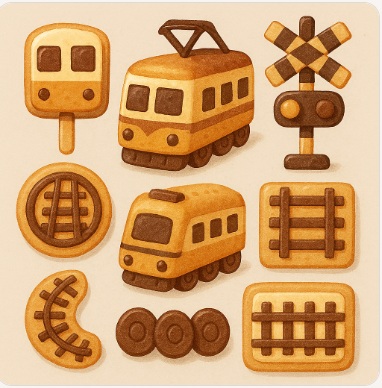 鉄道デザインのお菓子
