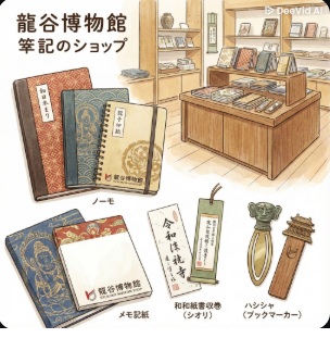 龍谷ミュージアムのお土産の文房具