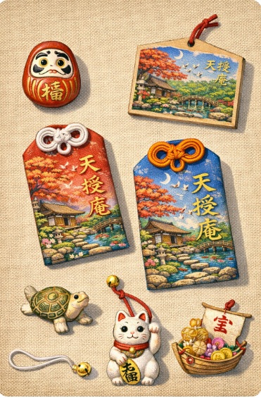 天授庵のお守りや縁起物